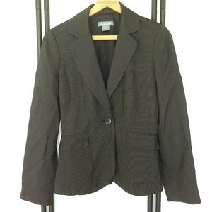 Ann Taylor Women's Jacket Blazer - Black & White